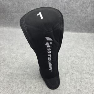 Pinemeadow 1 Driver Fairway Wood Golf Club Head Cover Black White.